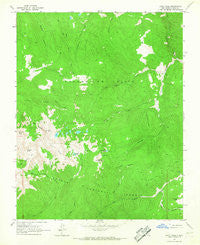 Latir Peak New Mexico Historical topographic map, 1:24000 scale, 7.5 X 7.5 Minute, Year 1963