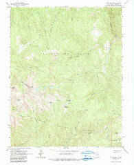 Latir Peak New Mexico Historical topographic map, 1:24000 scale, 7.5 X 7.5 Minute, Year 1963