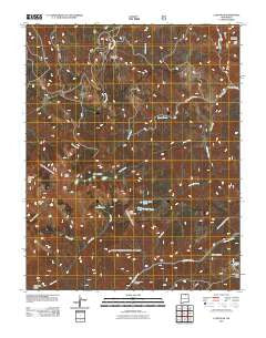 Latir Peak New Mexico Historical topographic map, 1:24000 scale, 7.5 X 7.5 Minute, Year 2011