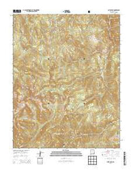 Latir Peak New Mexico Current topographic map, 1:24000 scale, 7.5 X 7.5 Minute, Year 2013