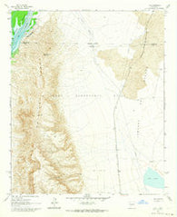Lava New Mexico Historical topographic map, 1:24000 scale, 7.5 X 7.5 Minute, Year 1961