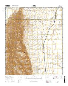 Lava New Mexico Current topographic map, 1:24000 scale, 7.5 X 7.5 Minute, Year 2017