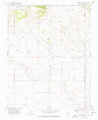 Lawrence Arroyo New Mexico Historical topographic map, 1:24000 scale, 7.5 X 7.5 Minute, Year 1974