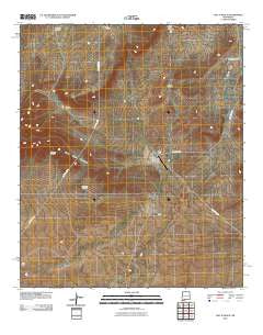Lazy E Ranch New Mexico Historical topographic map, 1:24000 scale, 7.5 X 7.5 Minute, Year 2010