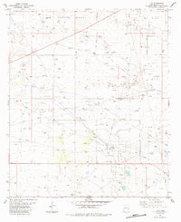 Lea New Mexico Historical topographic map, 1:24000 scale, 7.5 X 7.5 Minute, Year 1984