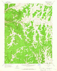 Leandro Canyon New Mexico Historical topographic map, 1:24000 scale, 7.5 X 7.5 Minute, Year 1963