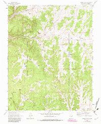 Leandro Canyon New Mexico Historical topographic map, 1:24000 scale, 7.5 X 7.5 Minute, Year 1963