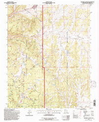 Leandro Canyon New Mexico Historical topographic map, 1:24000 scale, 7.5 X 7.5 Minute, Year 1995