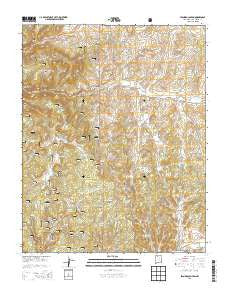 Leandro Canyon New Mexico Historical topographic map, 1:24000 scale, 7.5 X 7.5 Minute, Year 2013