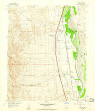 Lemitar New Mexico Historical topographic map, 1:24000 scale, 7.5 X 7.5 Minute, Year 1959