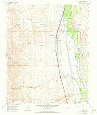 Lemitar New Mexico Historical topographic map, 1:24000 scale, 7.5 X 7.5 Minute, Year 1959