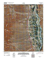 Lemitar New Mexico Historical topographic map, 1:24000 scale, 7.5 X 7.5 Minute, Year 2011
