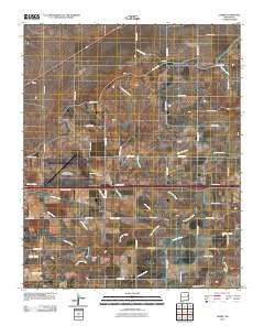 Lesbia New Mexico Historical topographic map, 1:24000 scale, 7.5 X 7.5 Minute, Year 2010