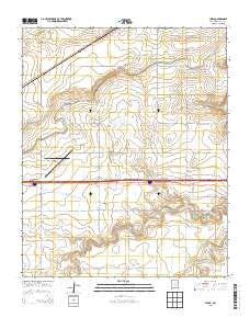 Lesbia New Mexico Historical topographic map, 1:24000 scale, 7.5 X 7.5 Minute, Year 2013