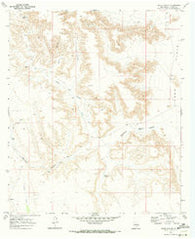 Lewis Canyon New Mexico Historical topographic map, 1:24000 scale, 7.5 X 7.5 Minute, Year 1969