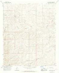 Lewis Peak NE New Mexico Historical topographic map, 1:24000 scale, 7.5 X 7.5 Minute, Year 1965