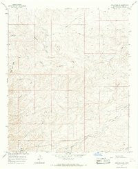 Lewis Peak NE New Mexico Historical topographic map, 1:24000 scale, 7.5 X 7.5 Minute, Year 1965