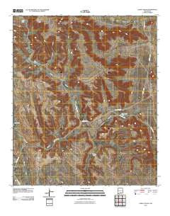 Lewis Canyon New Mexico Historical topographic map, 1:24000 scale, 7.5 X 7.5 Minute, Year 2010