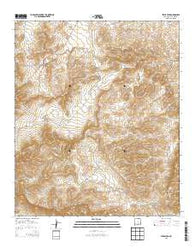 Lewis Peak New Mexico Historical topographic map, 1:24000 scale, 7.5 X 7.5 Minute, Year 2013