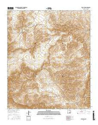 Lewis Peak New Mexico Current topographic map, 1:24000 scale, 7.5 X 7.5 Minute, Year 2017