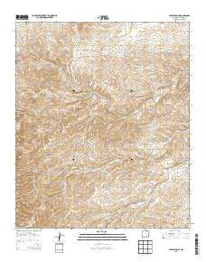 Lewis Peak NE New Mexico Historical topographic map, 1:24000 scale, 7.5 X 7.5 Minute, Year 2013