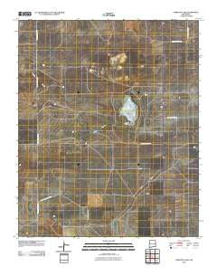 Lewiston Lake New Mexico Historical topographic map, 1:24000 scale, 7.5 X 7.5 Minute, Year 2010
