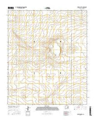 Lewiston Lake New Mexico Current topographic map, 1:24000 scale, 7.5 X 7.5 Minute, Year 2017