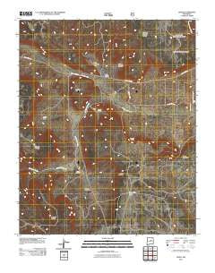 Leyba New Mexico Historical topographic map, 1:24000 scale, 7.5 X 7.5 Minute, Year 2011