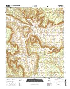Leyba New Mexico Current topographic map, 1:24000 scale, 7.5 X 7.5 Minute, Year 2017