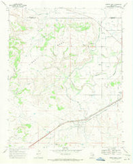 Liberty Mesa New Mexico Historical topographic map, 1:24000 scale, 7.5 X 7.5 Minute, Year 1967