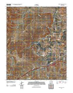 Liberty Mesa New Mexico Historical topographic map, 1:24000 scale, 7.5 X 7.5 Minute, Year 2010