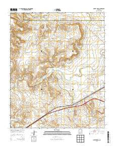 Liberty Mesa New Mexico Historical topographic map, 1:24000 scale, 7.5 X 7.5 Minute, Year 2013