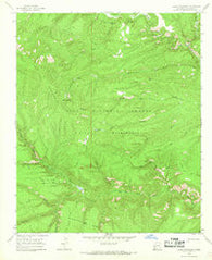 Lilley Mountain New Mexico Historical topographic map, 1:24000 scale, 7.5 X 7.5 Minute, Year 1965