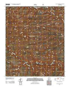 Lilley Mountain New Mexico Historical topographic map, 1:24000 scale, 7.5 X 7.5 Minute, Year 2011