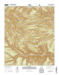 Lilley Mountain New Mexico Historical topographic map, 1:24000 scale, 7.5 X 7.5 Minute, Year 2013