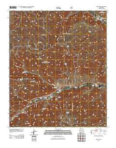 Lincoln New Mexico Historical topographic map, 1:24000 scale, 7.5 X 7.5 Minute, Year 2011
