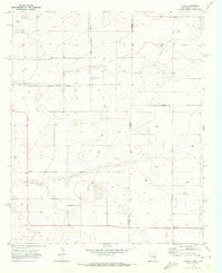 Lingo New Mexico Historical topographic map, 1:24000 scale, 7.5 X 7.5 Minute, Year 1970