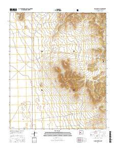 Lion Mountain New Mexico Current topographic map, 1:24000 scale, 7.5 X 7.5 Minute, Year 2017