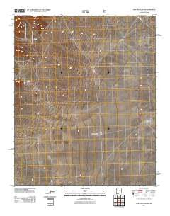Lion Mountain NW New Mexico Historical topographic map, 1:24000 scale, 7.5 X 7.5 Minute, Year 2011