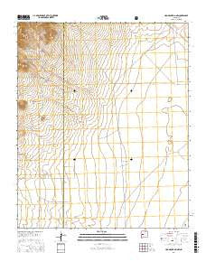 Lion Mountain NW New Mexico Current topographic map, 1:24000 scale, 7.5 X 7.5 Minute, Year 2017
