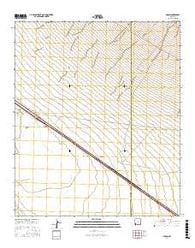 Lisbon New Mexico Current topographic map, 1:24000 scale, 7.5 X 7.5 Minute, Year 2017