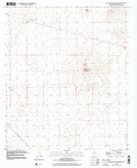 Little Black Mountain New Mexico Historical topographic map, 1:24000 scale, 7.5 X 7.5 Minute, Year 1996