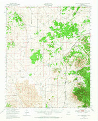 Little Black Peak New Mexico Historical topographic map, 1:62500 scale, 15 X 15 Minute, Year 1950