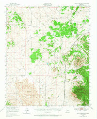 Little Black Peak New Mexico Historical topographic map, 1:62500 scale, 15 X 15 Minute, Year 1950