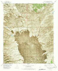 Little Black Peak New Mexico Historical topographic map, 1:24000 scale, 7.5 X 7.5 Minute, Year 1981