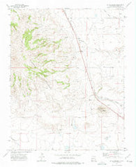 Little Grande New Mexico Historical topographic map, 1:24000 scale, 7.5 X 7.5 Minute, Year 1972