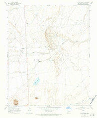 Little Water New Mexico Historical topographic map, 1:24000 scale, 7.5 X 7.5 Minute, Year 1966