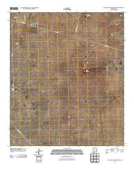 Little Black Mountain New Mexico Historical topographic map, 1:24000 scale, 7.5 X 7.5 Minute, Year 2010