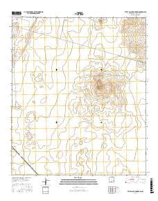 Little Black Mountain New Mexico Current topographic map, 1:24000 scale, 7.5 X 7.5 Minute, Year 2017