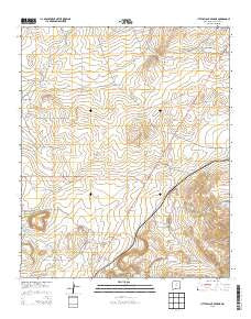 Little Black Peak NE New Mexico Current topographic map, 1:24000 scale, 7.5 X 7.5 Minute, Year 2013